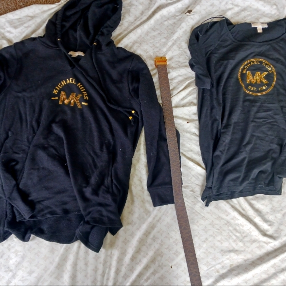 NWT MICHAEL KORS Reversible Logo Belt